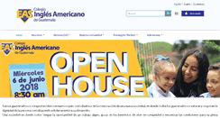 Desktop Screenshot of inglesamericano.edu.gt
