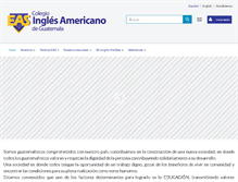 Tablet Screenshot of inglesamericano.edu.gt